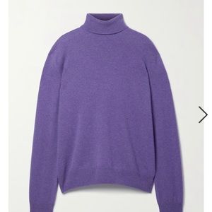 Cashmere lavender Khaite turtleneck
